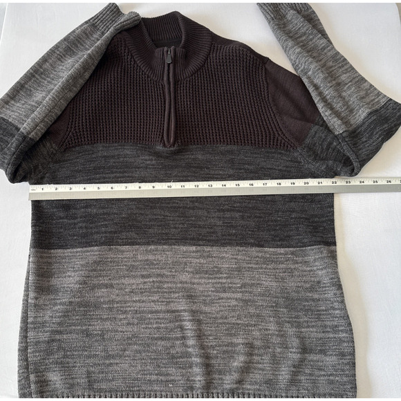 Great Northwest Company Men’s XL Preppy Colorblock 1/4 Zip Knit Pullover Sweater - Picture 7 of 10